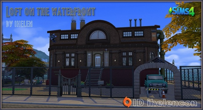 Sims 4 Loft on the waterfront by ihelen at ihelensims
