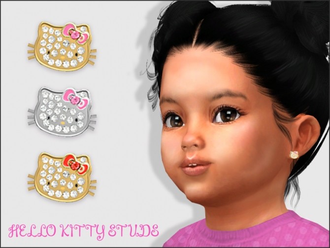 Sims 4 Kitty Studs For Toddlers at Giulietta