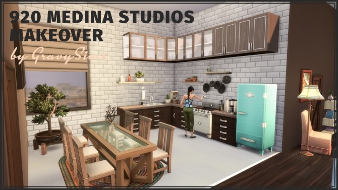 Sims 4 920 Medina Studios Makeover at GravySims