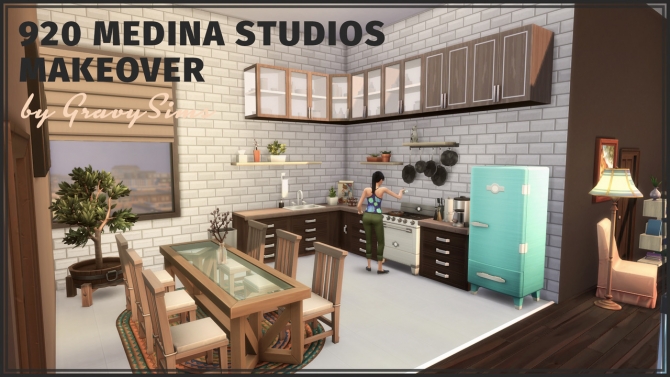 920 Medina Studios Makeover at GravySims » Sims 4 Updates