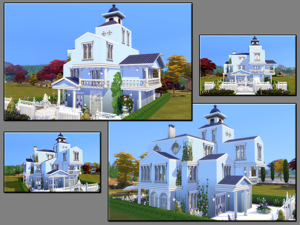 Sims 4 MB Petite Fleur house by matomibotaki at TSR
