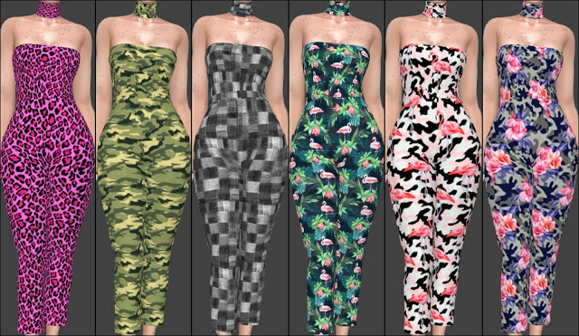 Sims 4 Simpliciaty Jumpsuit Recolors at Annett’s Sims 4 Welt