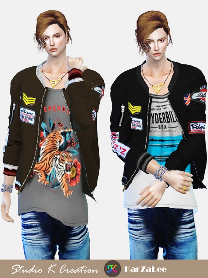 K create. SIMS 4 Bomber Jacket. Бомбер симс 4.