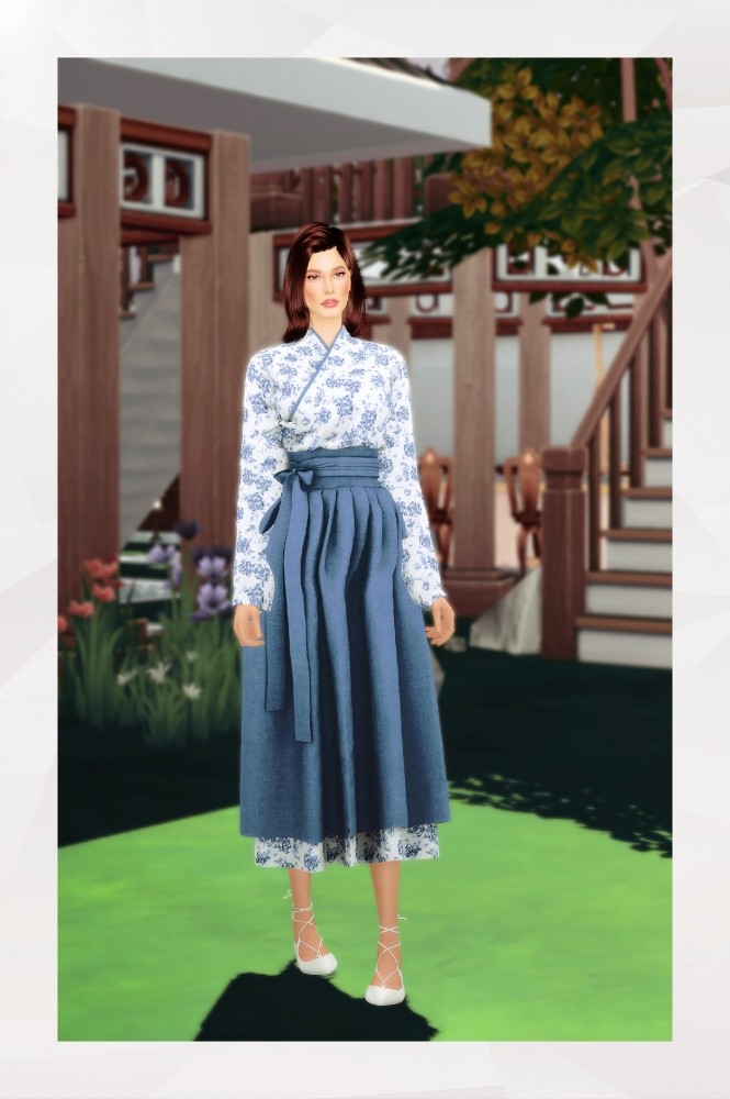 Sims 4 Modernize Hanbok (Korean Traditional Dress) at Gorilla