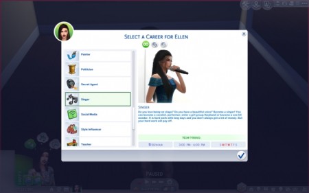 Singer Career by ellenplop at Mod The Sims