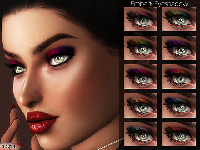 Sims 4 Embark Eyeshadow at MSQ Sims