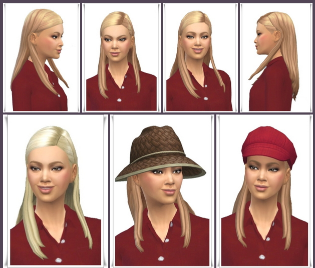 Sims 4 Kate’s Straight Hair at Birksches Sims Blog