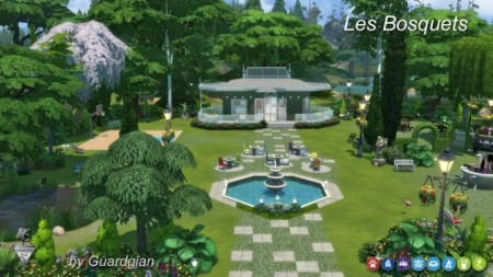 Les Bosquets National park by Guardgian at Khany Sims