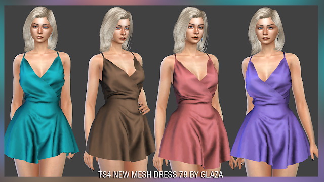 Sims 4 Dress 78 at All by Glaza