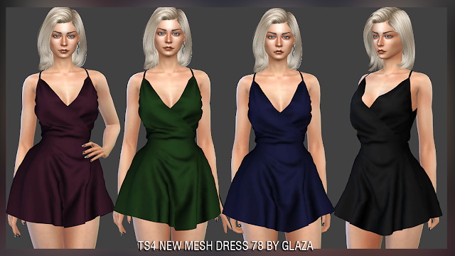 Sims 4 Dress 78 at All by Glaza
