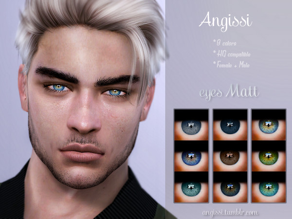 Sims 4 Matt eyes by ANGISSI at TSR