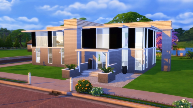 Tranquil Crescent house at Simming With Mary » Sims 4 Updates