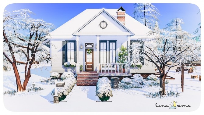 Sims 4 WINTER COTTAGE at Luna Sims