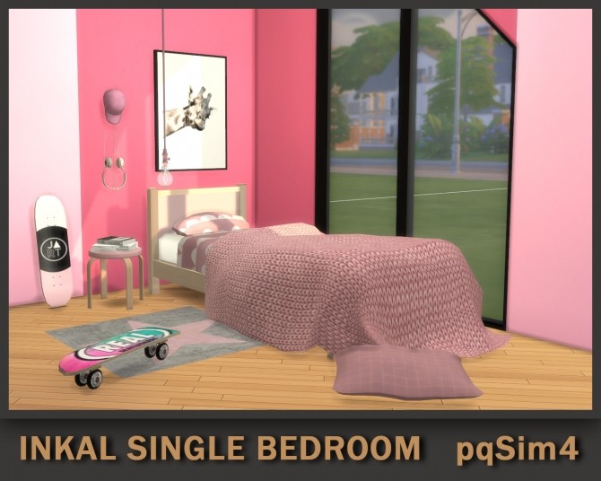 Sims 4 Inkal Single Bedroom at pqSims4