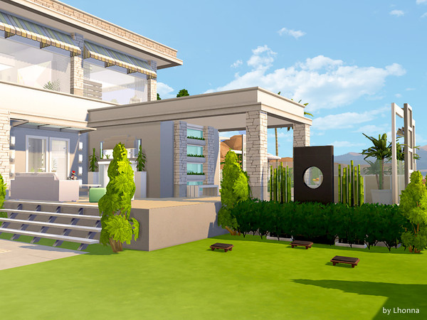Sims 4 Pure Dream house by Lhonna at TSR