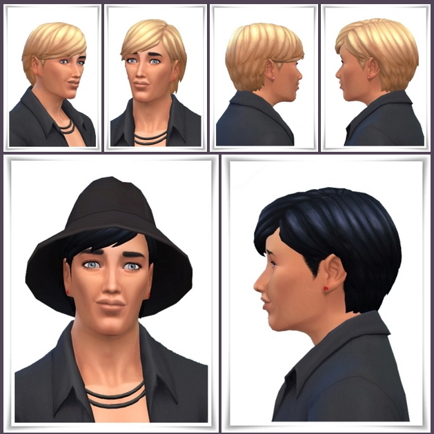 Sims 4 Marvin short hair at Birksches Sims Blog