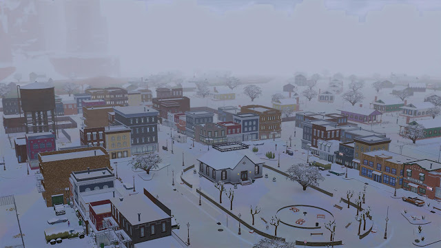 Sims 4 StrangerVille Snow Mod at MSQ Sims