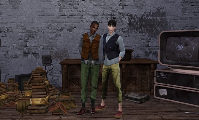Sims 4 Men’s Work Wear Fashion at Weile