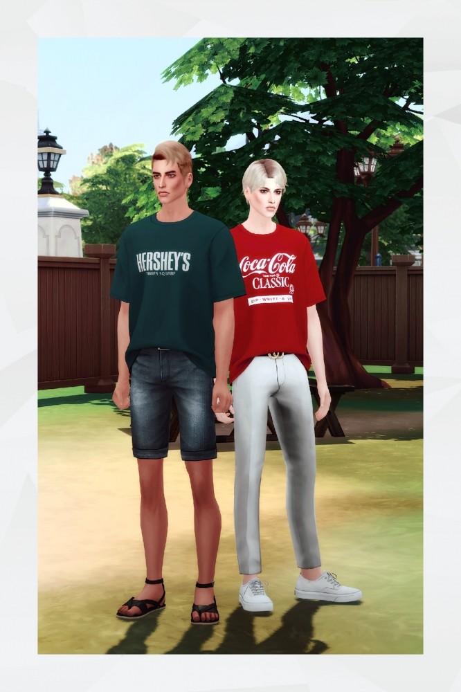 Sims 4 Basic Short Sleeve T Shirts (Remake) at Gorilla