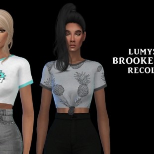 194 Lace top by sims2fanbg at TSR » Sims 4 Updates