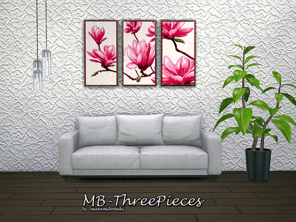 Sims 4 MB Three Pieces paintings by matomibotaki at TSR