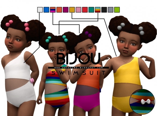 Sims 4 Toddler Bijou Swimsuit at Onyx Sims
