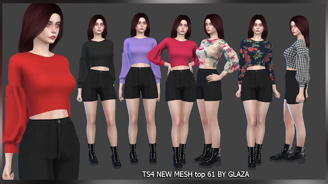 Sims 4 Top 61 at All by Glaza