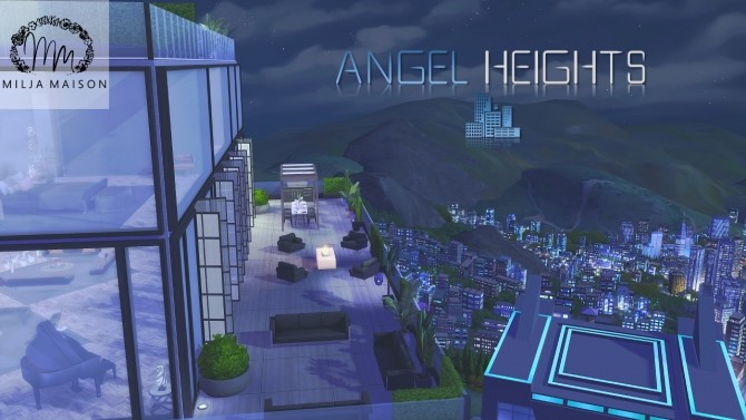 Sims 4 ANGEL HEIGHTS Apartment at Milja Maison