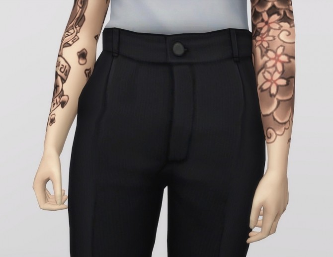 Sims 4 Roll up your trousers F 18 colors at Rusty Nail
