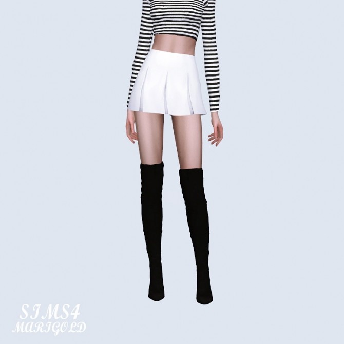 Sims 4 Mini Pleats Skirt Secret at Marigold