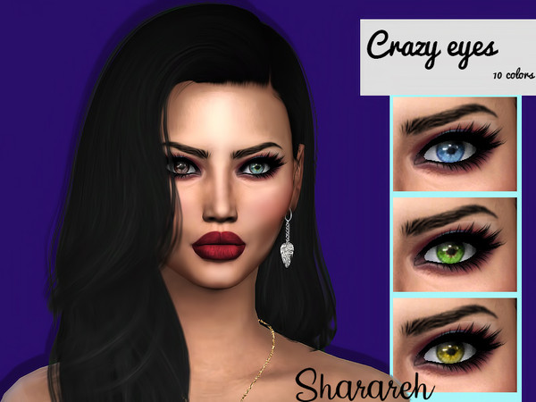 Sims 4 Crazy eyes by Sharareh at TSR