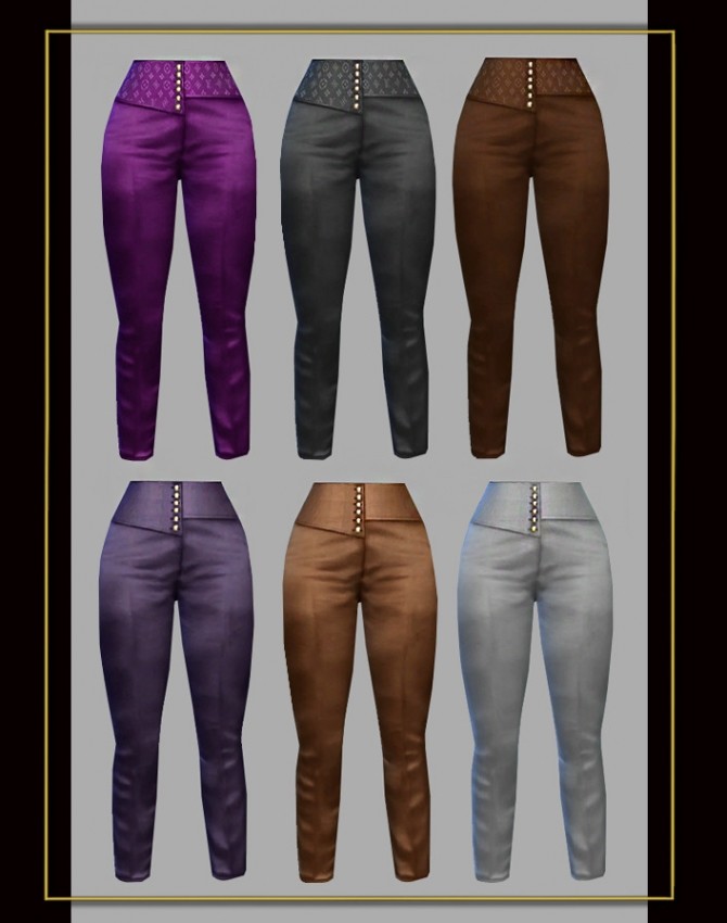 Sims 4 Silk pants at FusionStyle by Sviatlana