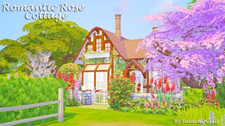 Romantic Rose Cottage at Savara’s Pixels