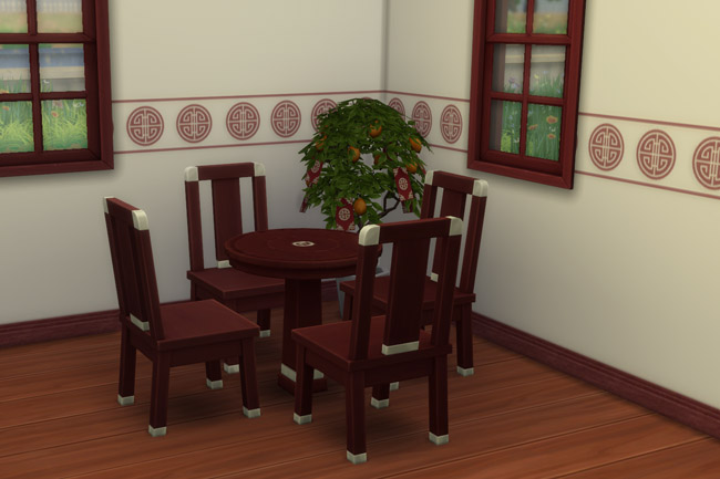 Sims 4 Table wallpaper by Mammut at Blacky’s Sims Zoo