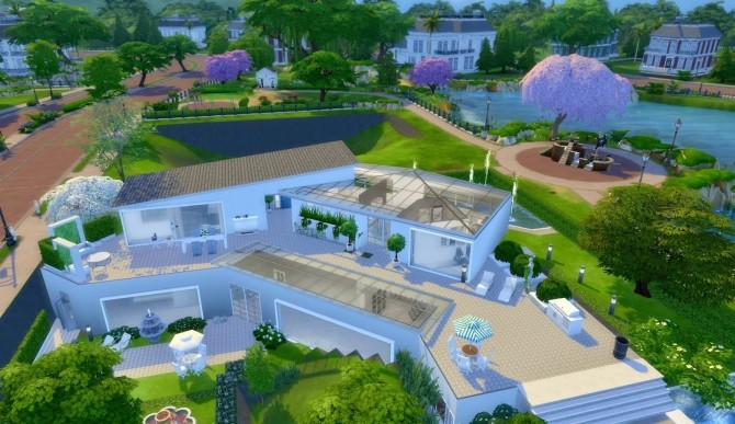 Sims 4 Ultra Modern House at Guijobo