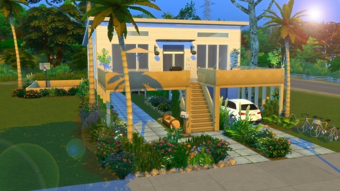 Sims 4 Beach House at MODELSIMS4