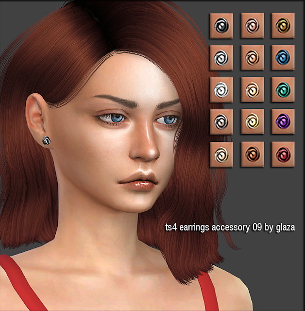 Sims 4 Earrings 09 at All by Glaza