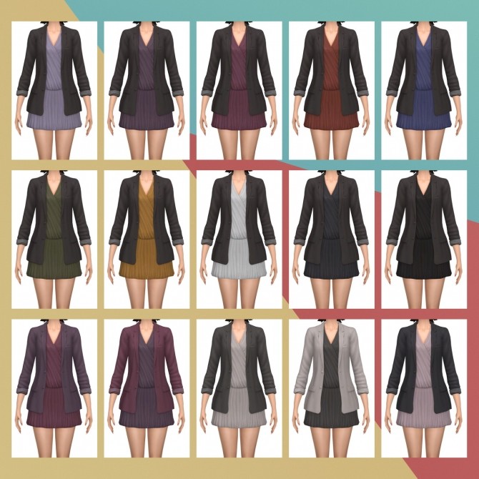 Sims 4 Everyday Blazer Boyfriend S3 Conversion at Busted Pixels