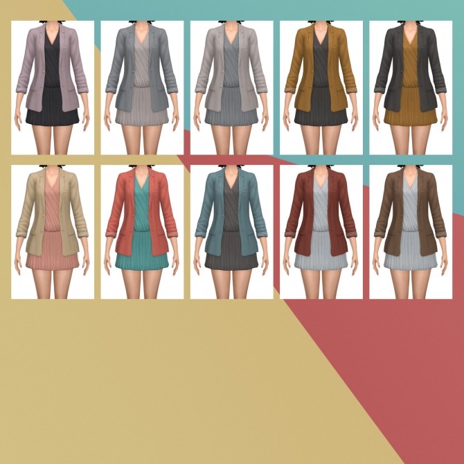 Sims 4 Everyday Blazer Boyfriend S3 Conversion at Busted Pixels