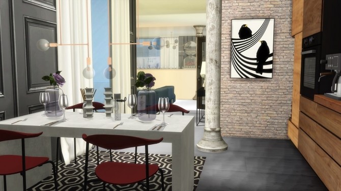 Sims 4 1313 Upper West Side Apartment at The Huntington