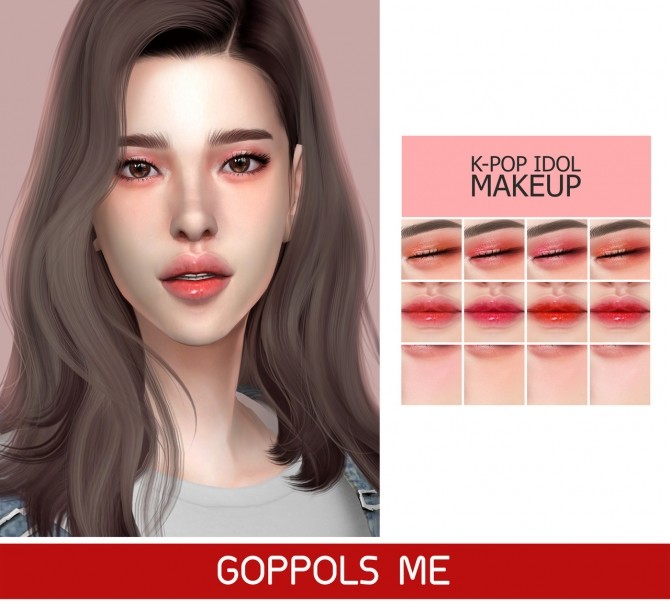 Sims 4 GPME Kpop Idol Makeup at GOPPOLS Me