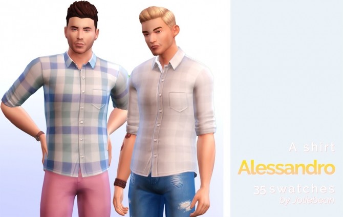Sims 4 Alessandro shirt at Joliebean