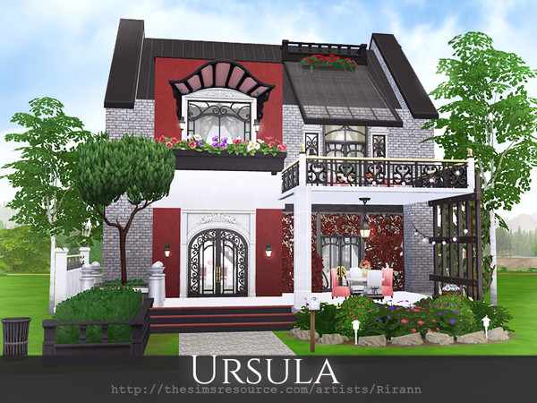 Sims 4 Ursula cosy cottage by Rirann at TSR