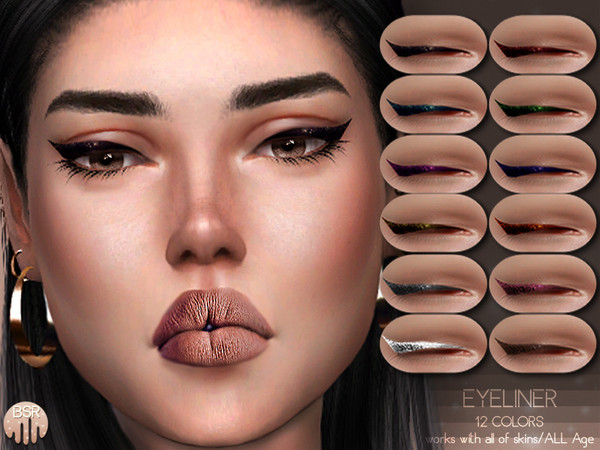 Sims 4 Eyeliner BS05 by busra tr at TSR