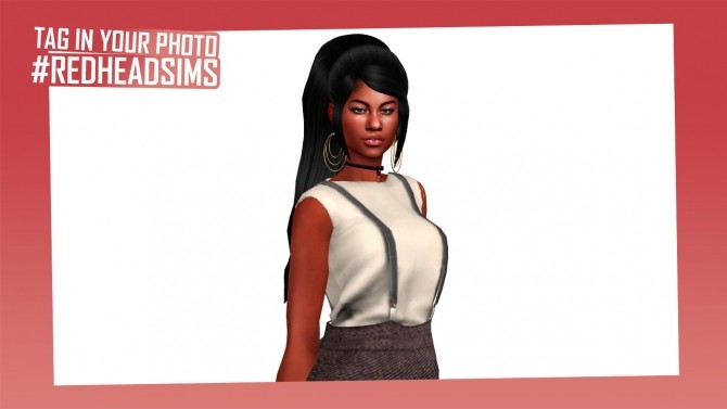 Sims 4 BELLY HAIR by Thiago Mitchell at REDHEADSIMS