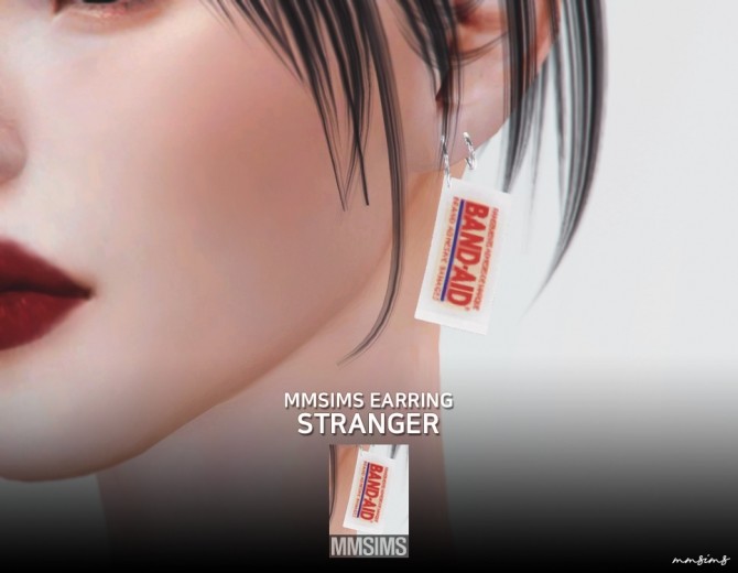 Sims 4 Stranger Earrings at MMSIMS