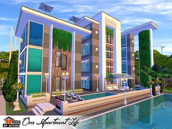 Sims 4 Oxis Apartment Life by autaki at TSR