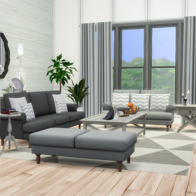 Sims 4 Iris Seating Country Style Comfort Set at Simsational Designs