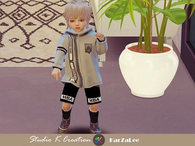 Sims 4 Giruto 68 hoodie coat for toddler at Studio K Creation
