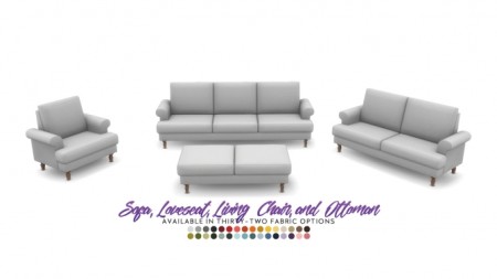 Iris Seating Country-Style Comfort Set at Simsational Designs